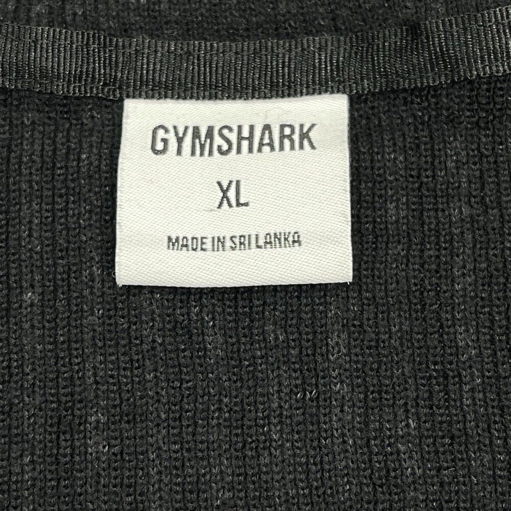 Gymshark Pause Knitwear Sweater Hoodie Womens XL Oversized Ribbed Black - Picture 9 of 12